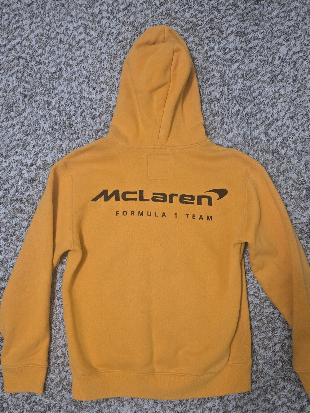 McLaren Men's Orange Hooded Sweatshirt - Formula 1 Team